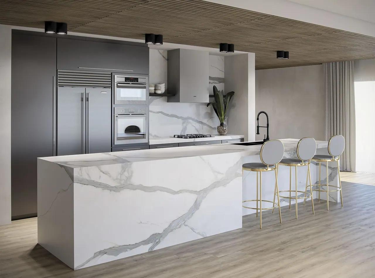 Lâmina ultracompacta Calacata Oro — foto 2
