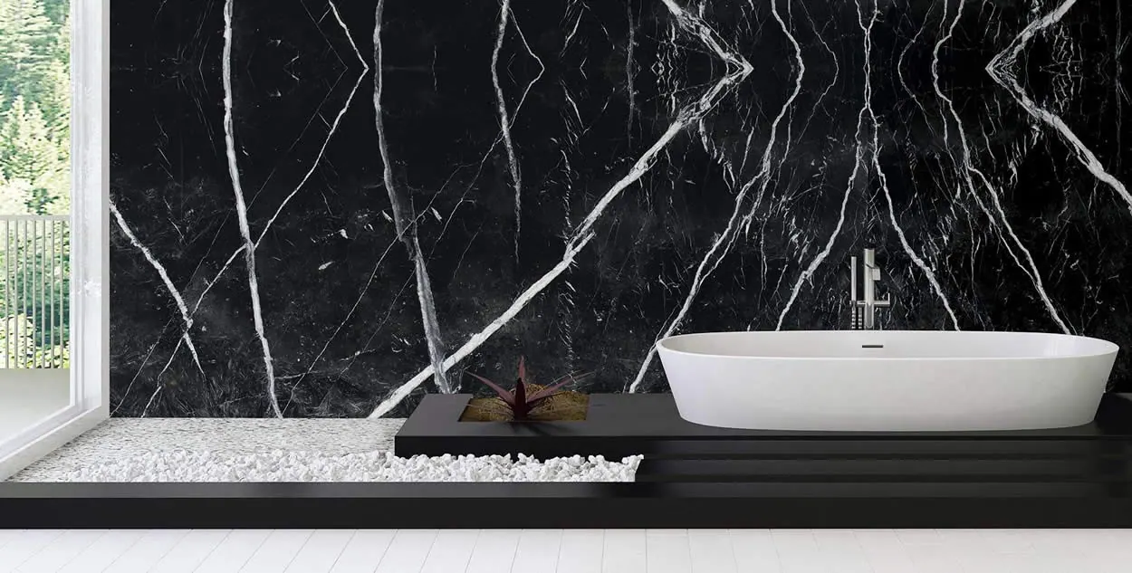 Mármore Espanhol Nero Marquina — foto 3