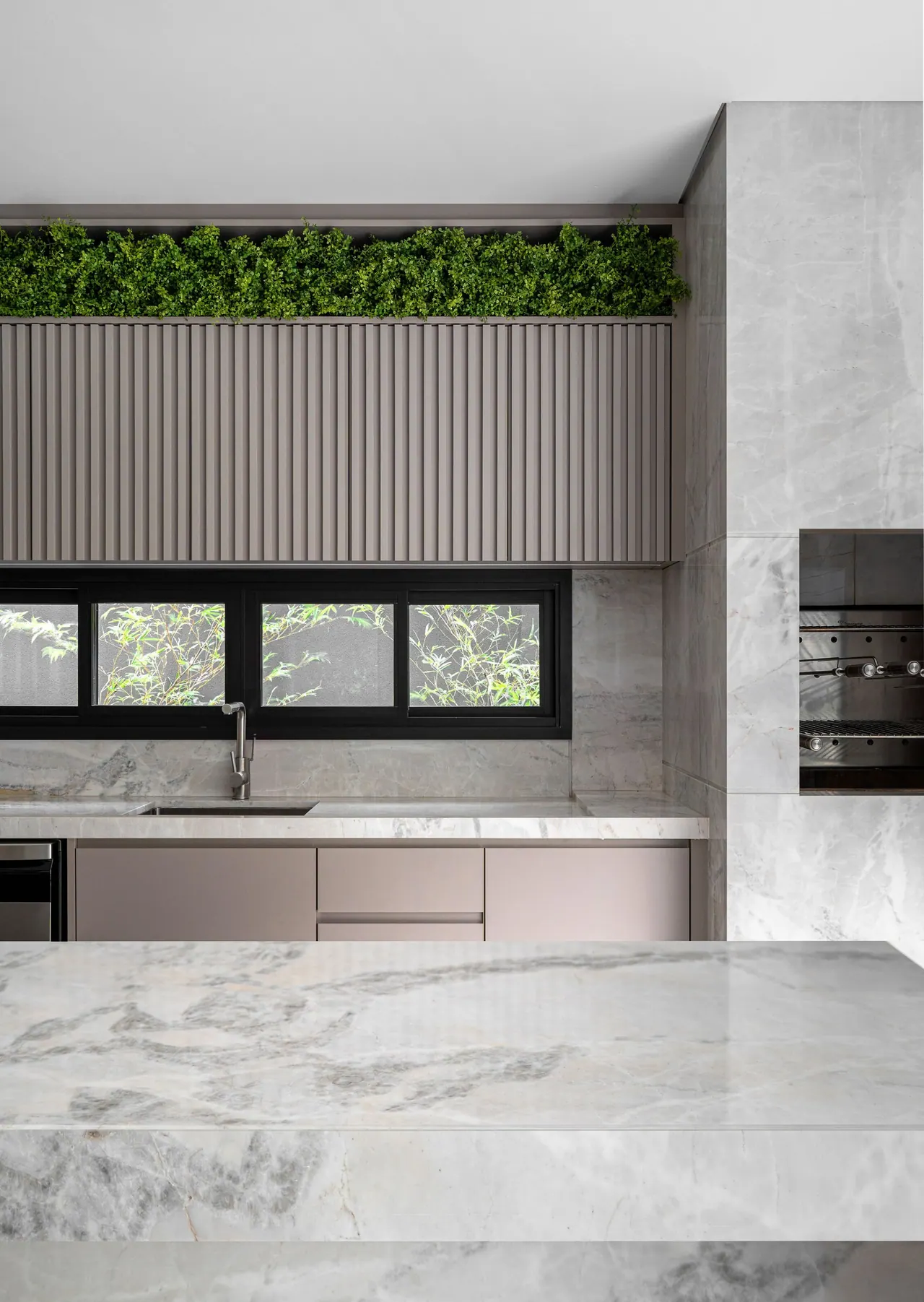 Áreas gourmet — projeto da Casa do Mármore em Campo Grande