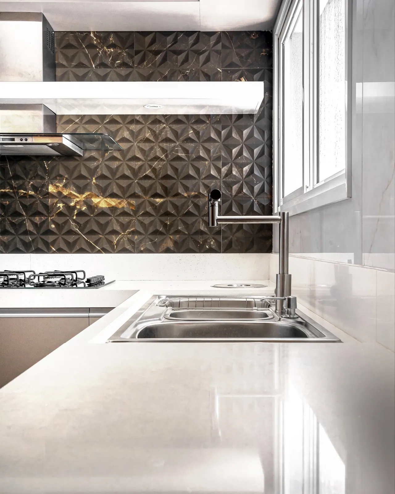 Cozinhas: Quartzo Sky White