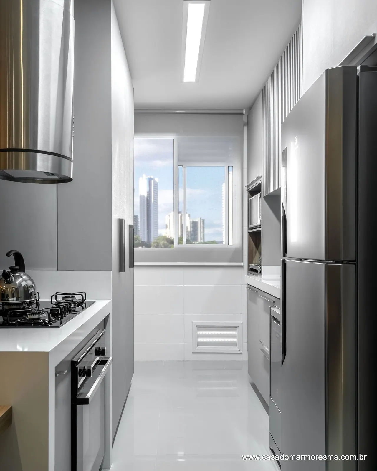 Cozinhas: Quartzo Bianco Absoluto