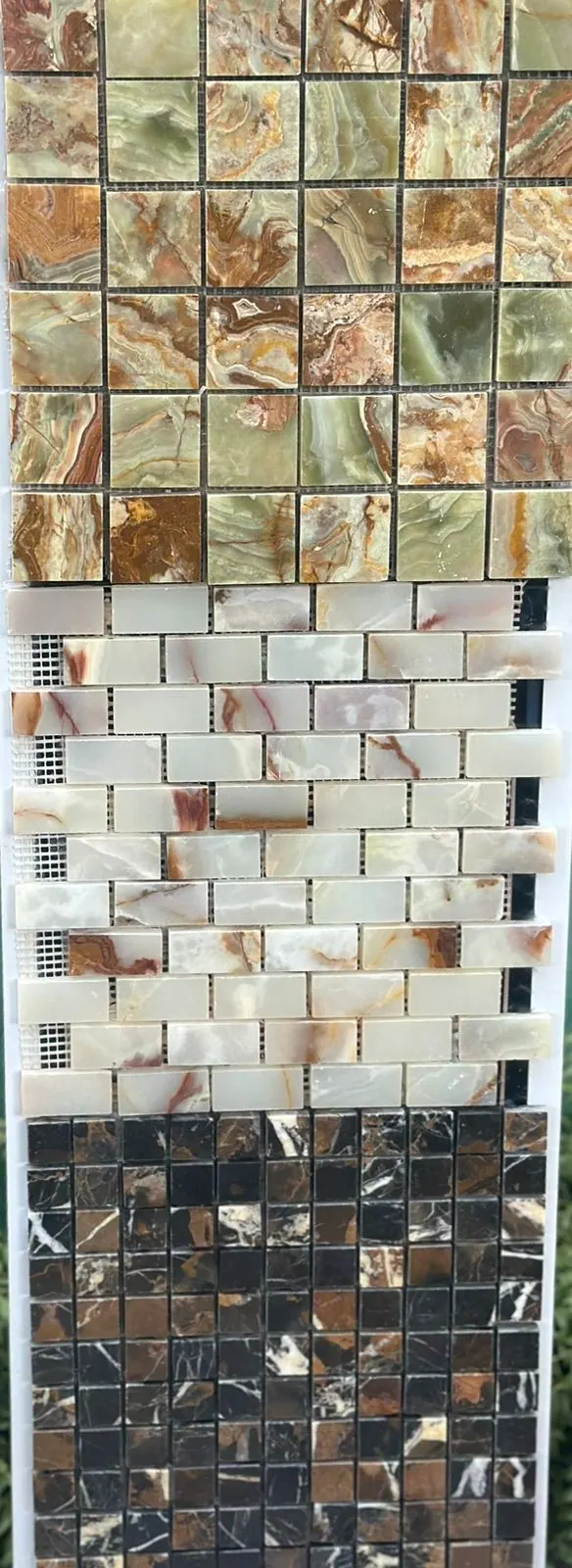 Revestimento Pastilha Ônix Natural – Placa 30 × 30 — foto 4
