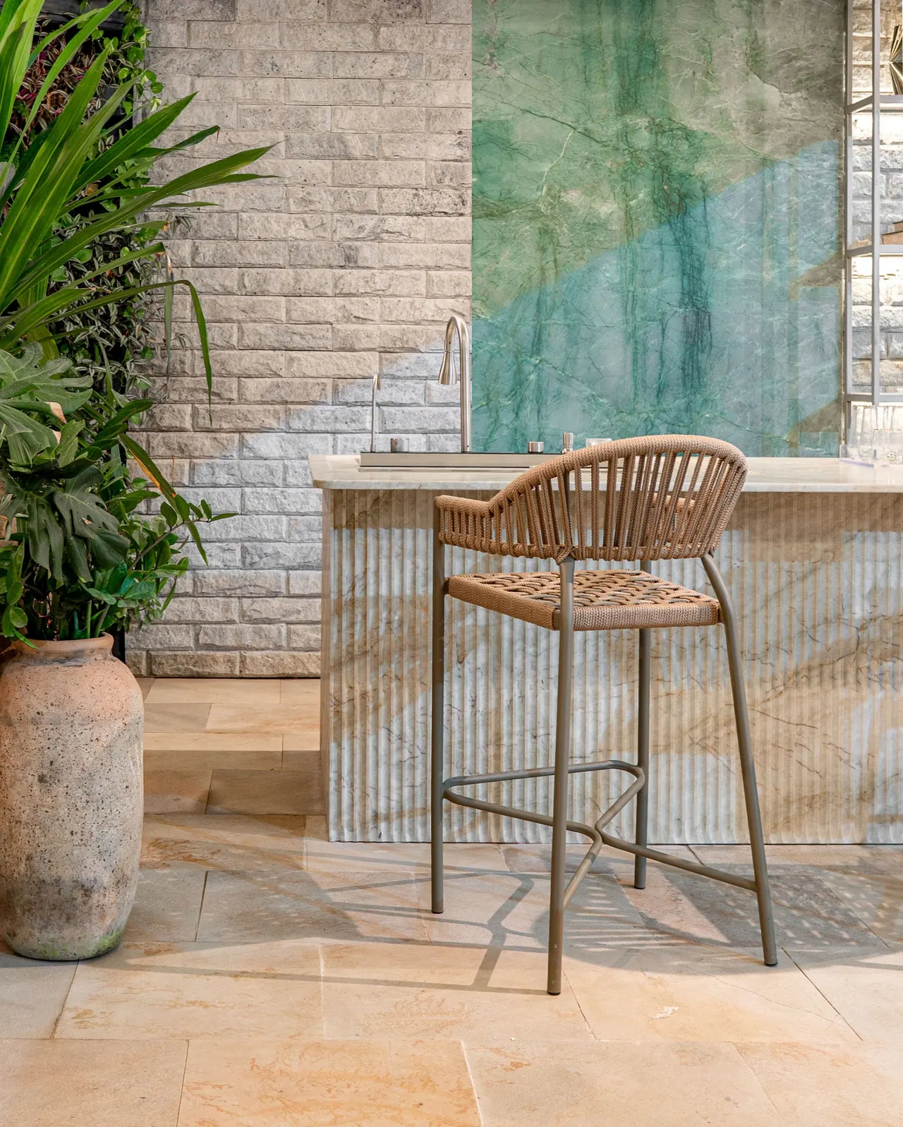 Rockface Bossa Nova aplicado em ambiente